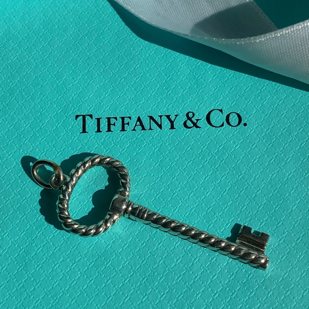 Tiffany & Co. Sterling Silver Oval Twist Pendant - Picture 6 of 8